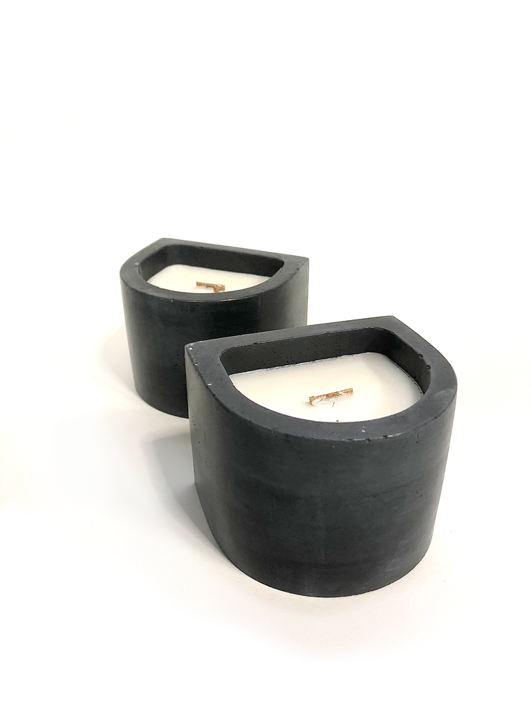 Arch Candle - Dark Charcoal