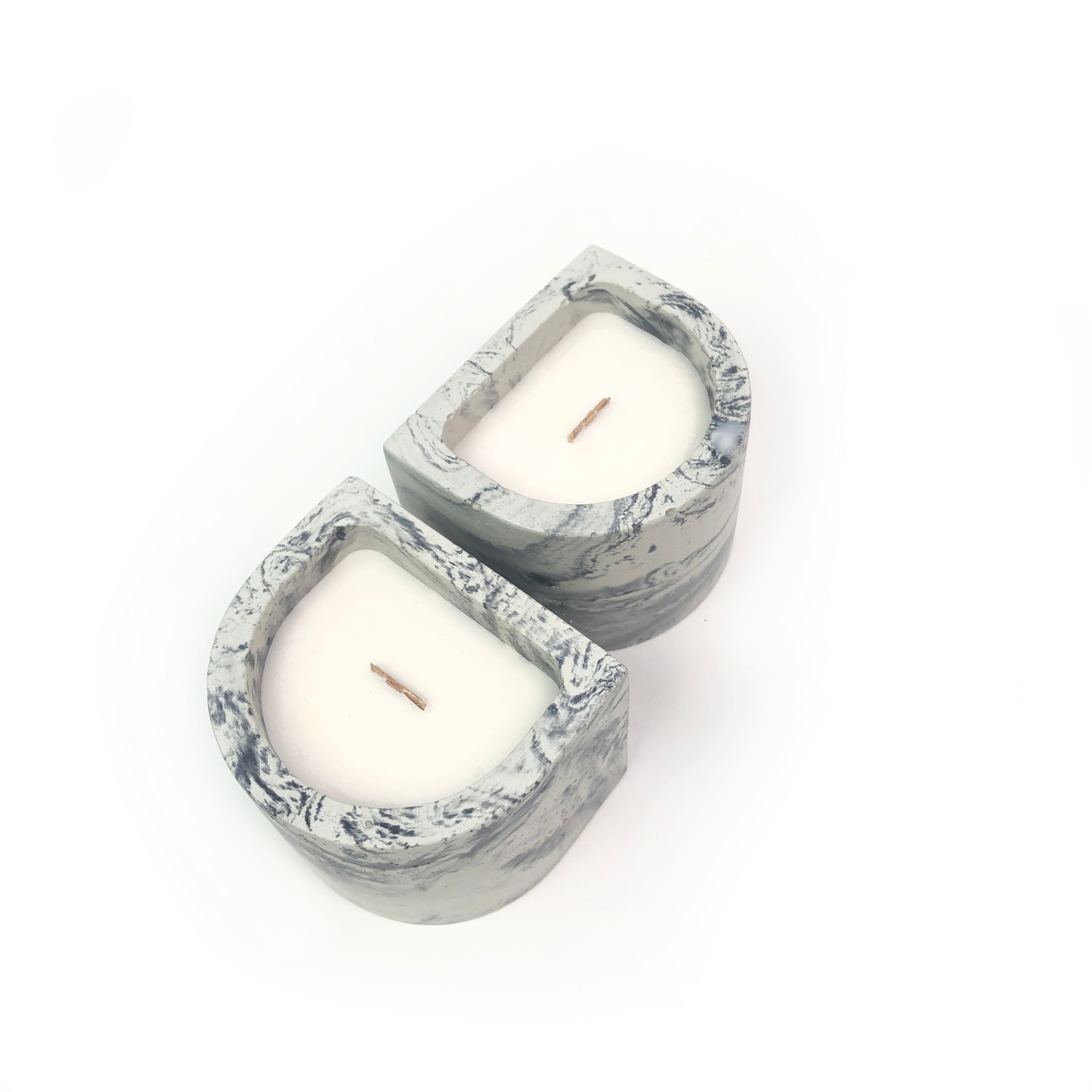 Arch Candle - Light Marble