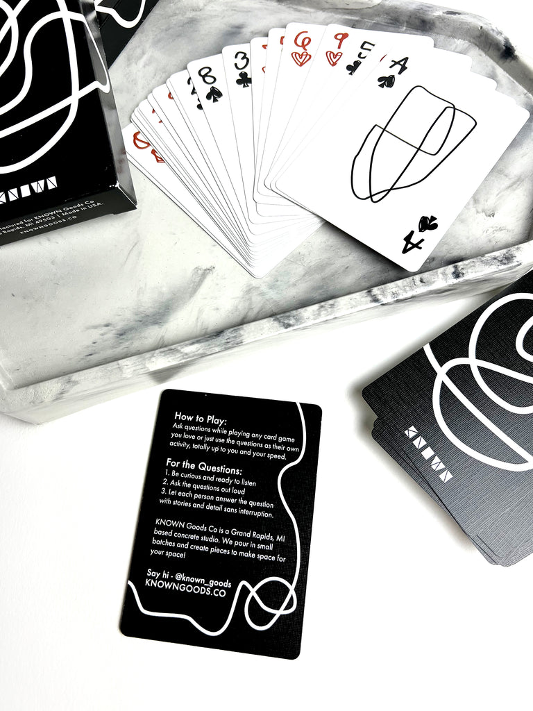 KNOWN Deck of Conversation Cards