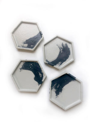 Geometric Coasters (set of 4) - Painted